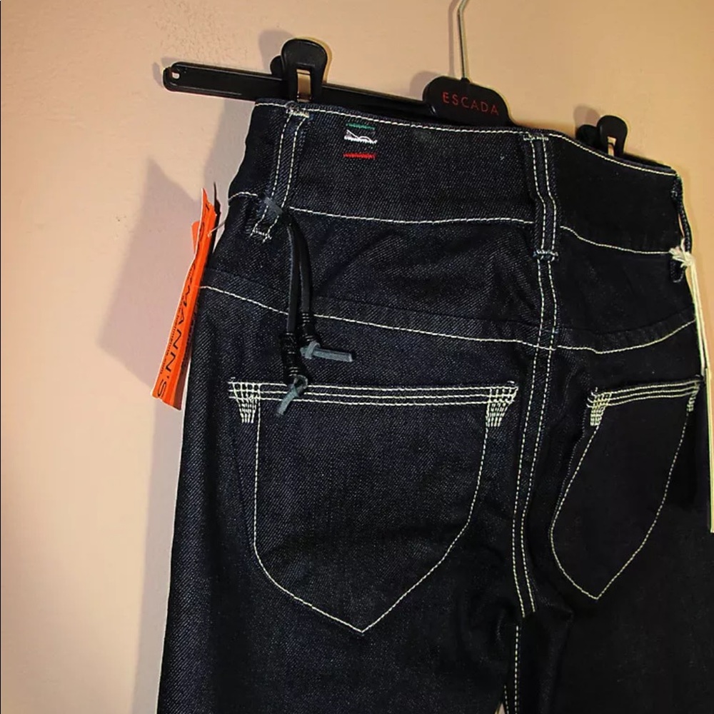 🆕 Diesel Brucke Straight Leg High Waist Jeans Dark Y2K Vintage Low Rise - Picture 8 of 9